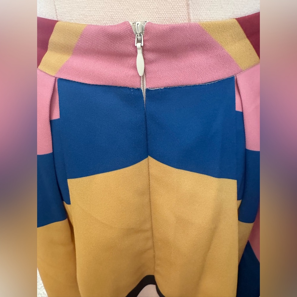 NWT Colorful Striped A-Line Skirt - size M - Picture 4 of 9